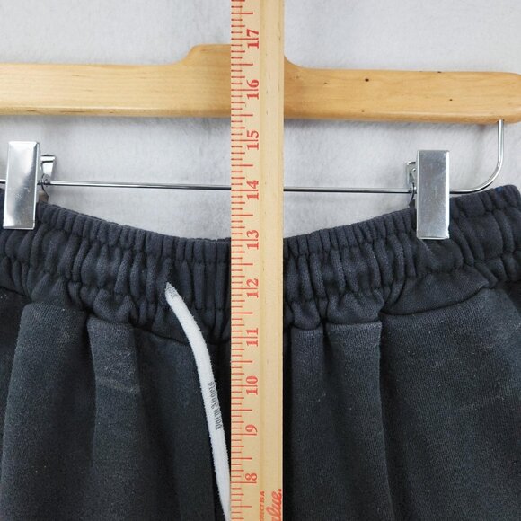 Palm Angels Shorts Mens XXL Black Teddy Bear Motif Sweat Lounge Cotton Blend - Picture 5 of 10